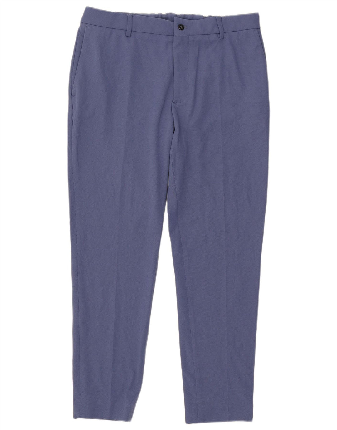 Zara Mens Slim Chino Trousers EU 44 Large W34 L29 Blue Polyester