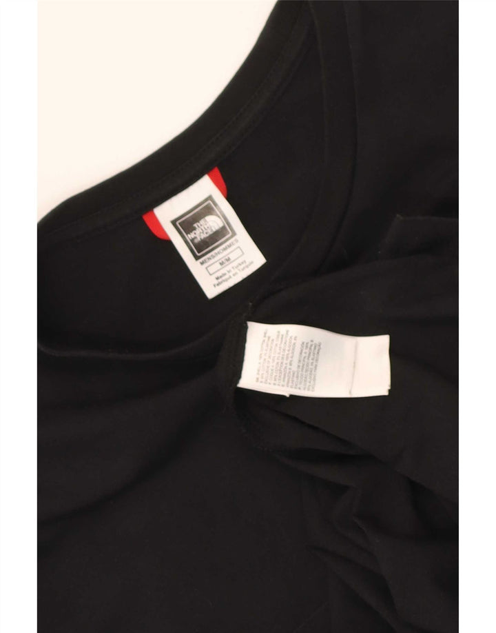 The North Face Mens T-Shirt Top Medium Black Cotton