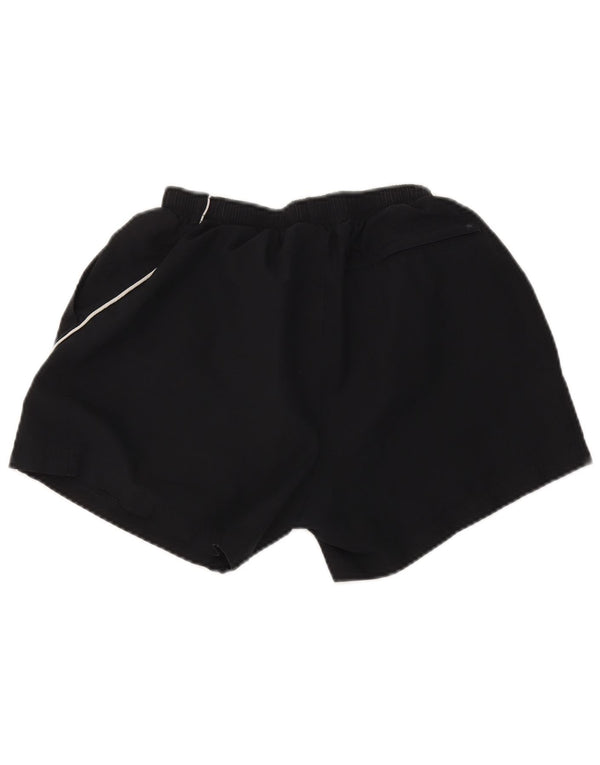 Nike Womens Sport Shorts UK 12 Medium Black Polyester
