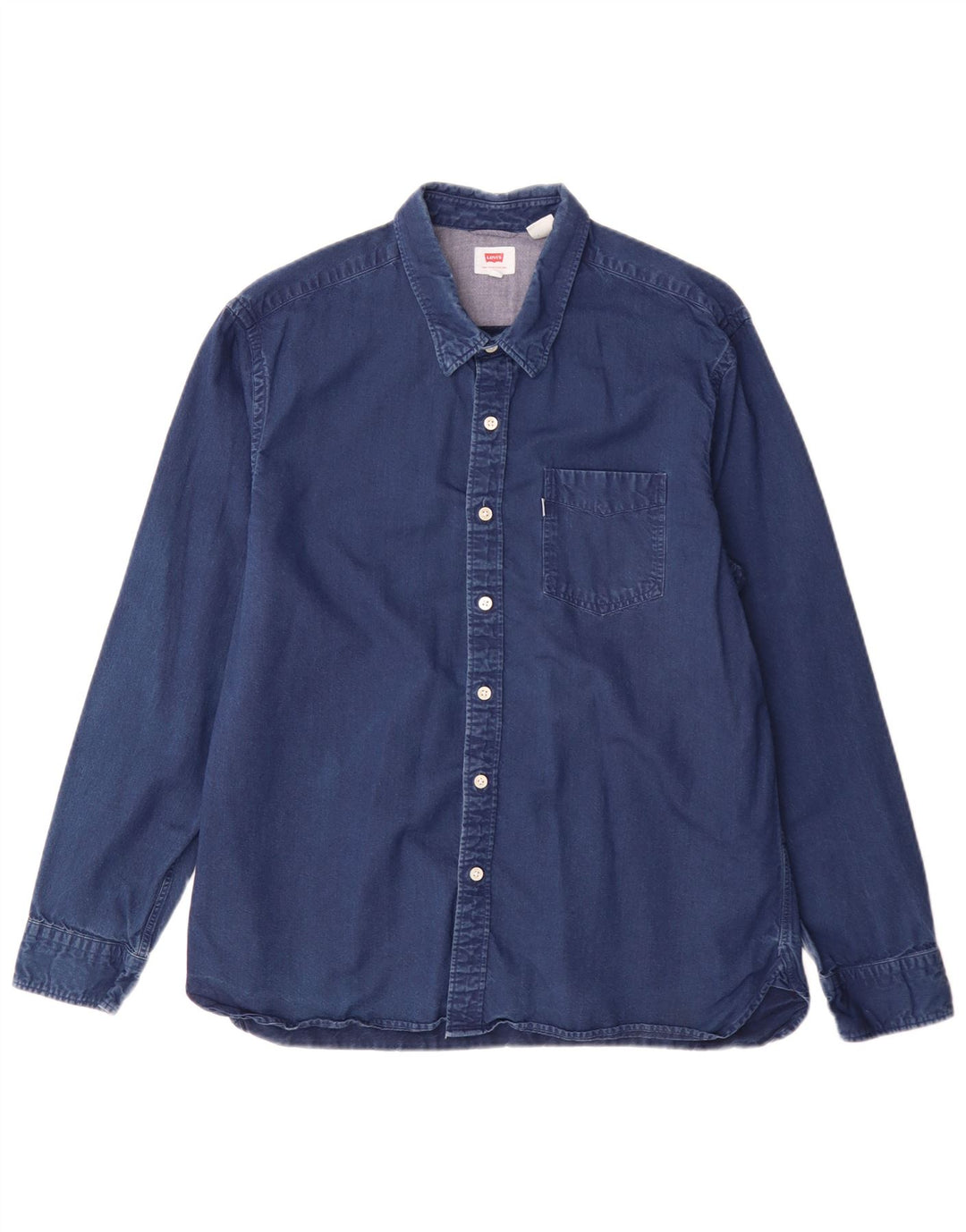 Levi's Boys Denim Shirt 15-16 Years XL Navy Blue Cotton