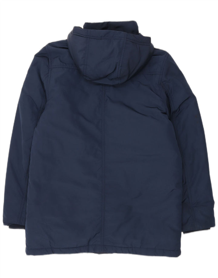 Tommy Hilfiger Boys Hooded Padded Coat 13-14 Years Navy Blue Polyester