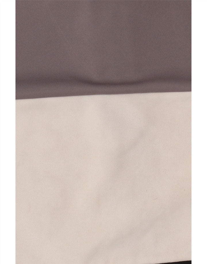 Nike Mens Dri Fit Tracksuit Top Jacket Small Black Colourblock Polyester