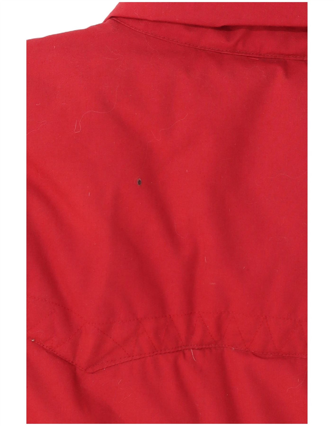 Vintage Mens Padded Gilet UK 40 Large Red Polyester