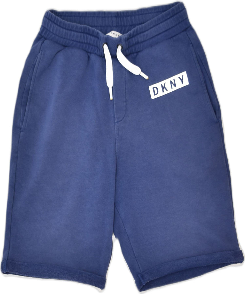 DKNY Girls Sport Shorts 11-12 Years XS Blue Cotton | Vintage | Thrift | Second-Hand | Used Clothing | Messina Hembry 