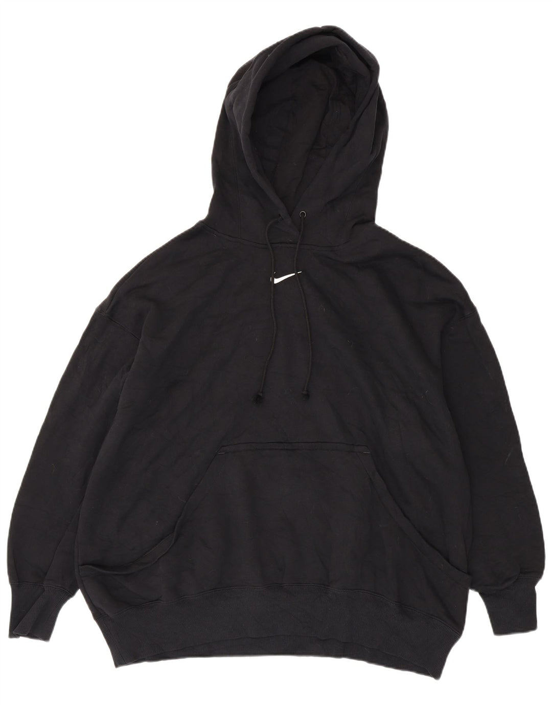 Nike Mens Hoodie Jumper XL Black Cotton