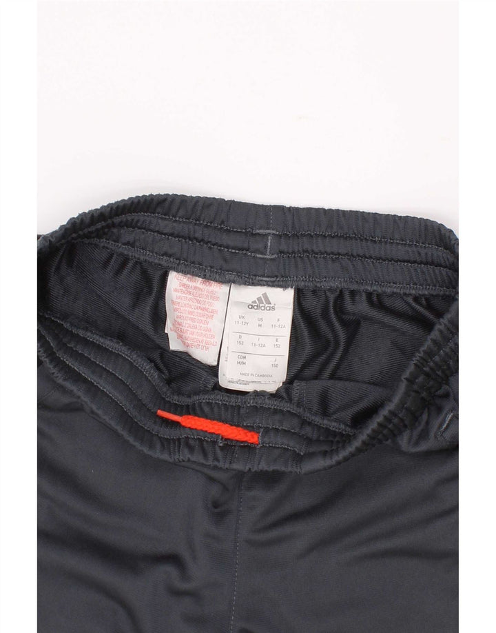 Adidas Boys Sport Shorts 11-12 Years Grey Polyester