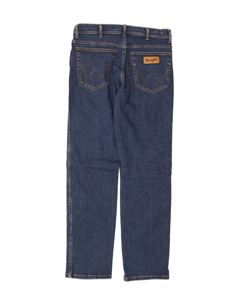 WRANGLER Mens Texas Straight Jeans W34 L34 Blue Cotton Vintage Wrangler and Second-Hand Wrangler from Messina Hembry 