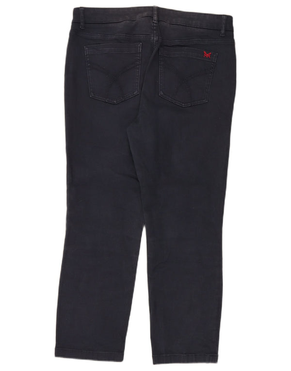 Crew Clothing Womens Cropped Jeans UK 12 Medium W30 L24 Navy Blue Cotton