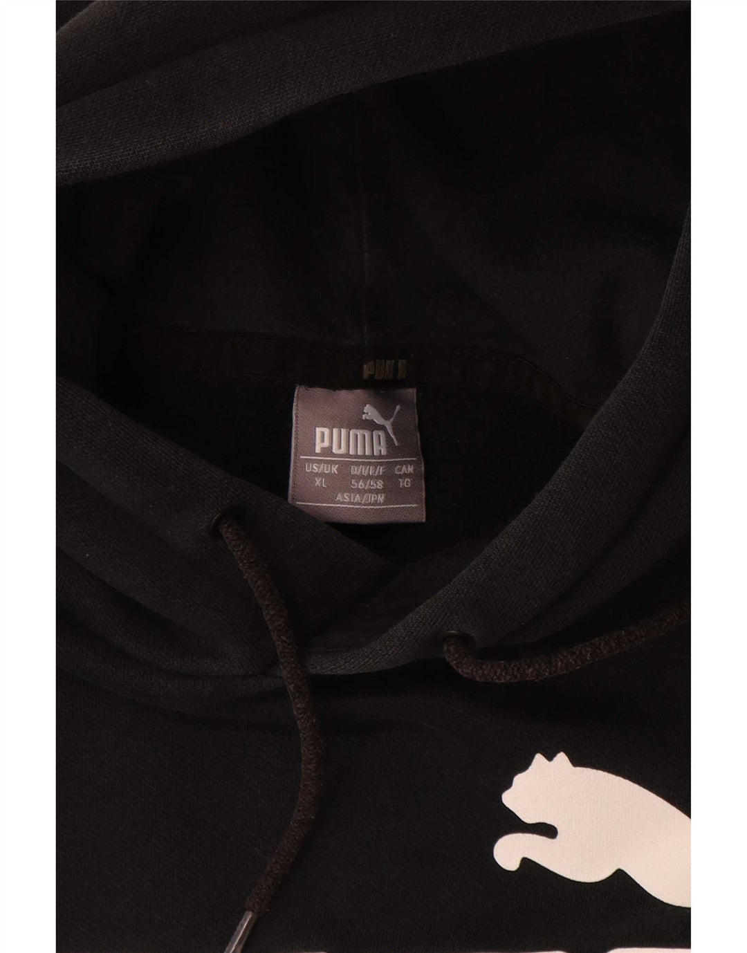 Puma Mens Graphic Hoodie Jumper XL Black