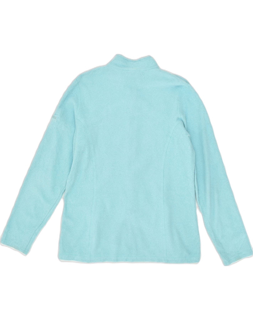 L.L.BEAN Womens Regular Fit Fleece Jacket UK 14 Medium Turquoise Polyester | Vintage L.L.Bean | Thrift | Second-Hand L.L.Bean | Used Clothing | Messina Hembry 
