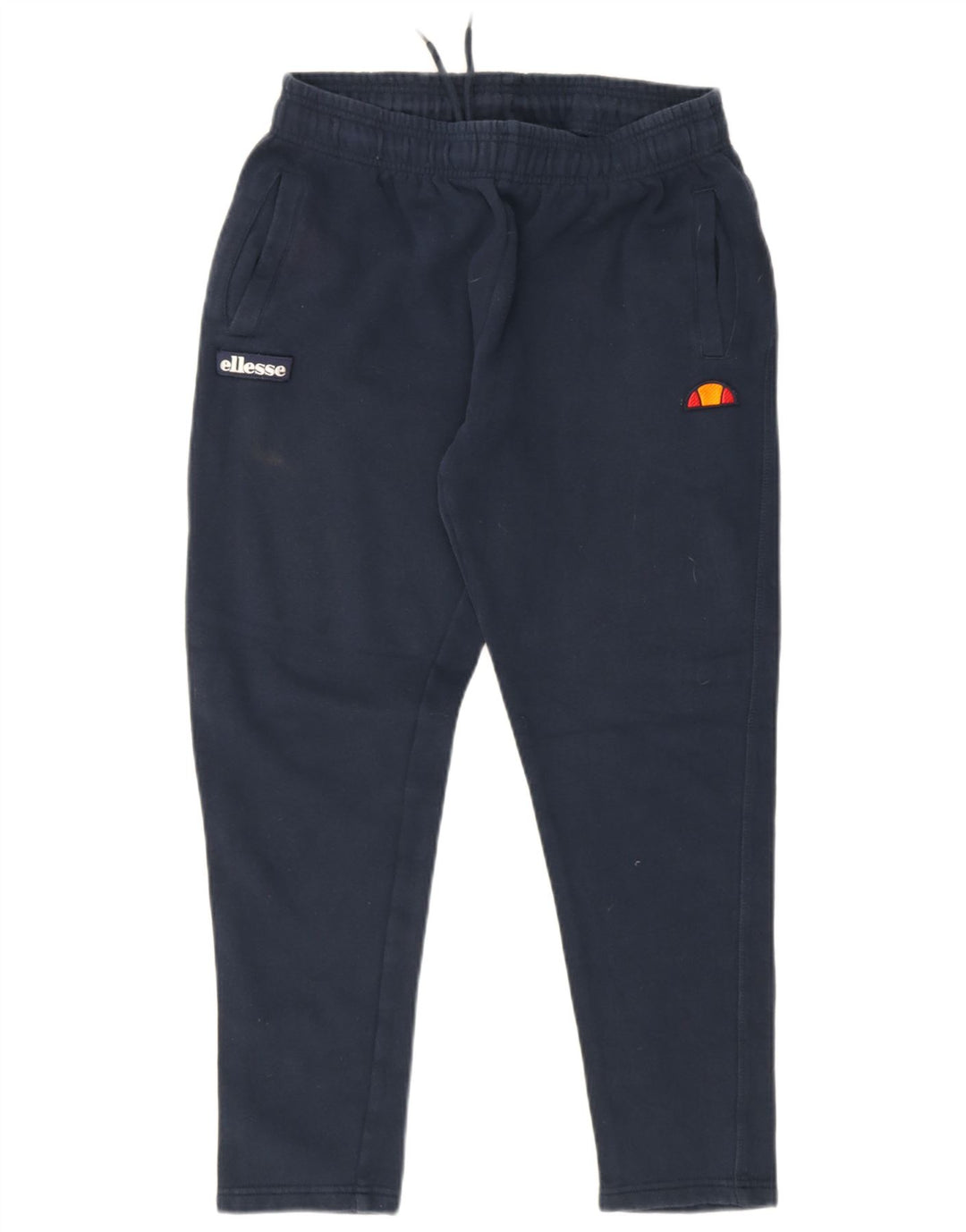 Ellesse Womens Tracksuit Trousers UK 14 Medium  Navy Blue Cotton