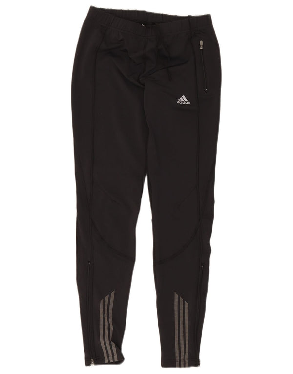 Adidas Womens Climacool Tracksuit Trousers UK 14 Medium  Black Polyester