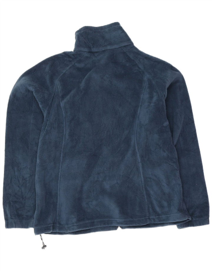 Columbia Mens Fleece Jacket UK 42 XL Navy Blue Polyester