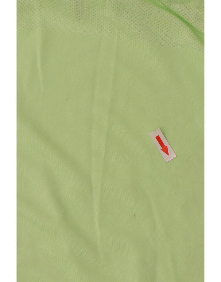 Adidas Mens T-Shirt Top Medium Green Polyester
