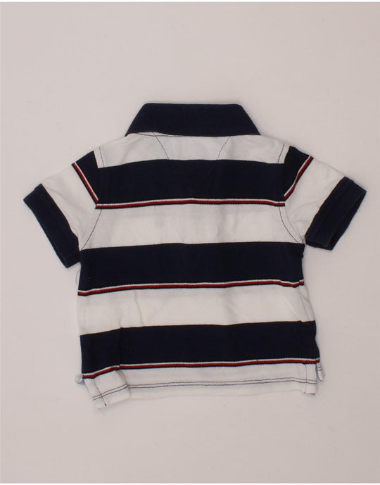 TOMMY HILFIGER Baby Boys Polo Shirt 3-6 Months Black Striped