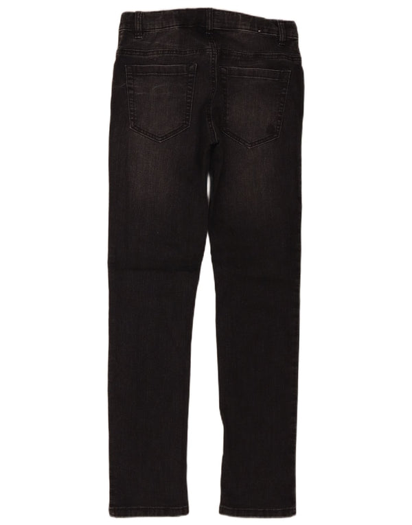 Benetton Boys Slim Jeans 11-12 Years 2XL W28 L30 Grey Cotton