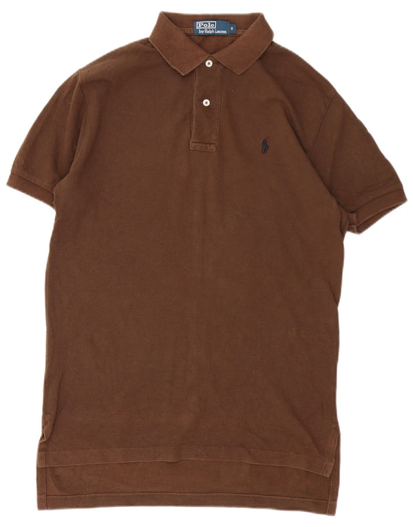 Polo Ralph Lauren Mens Polo Shirt Small Brown Cotton