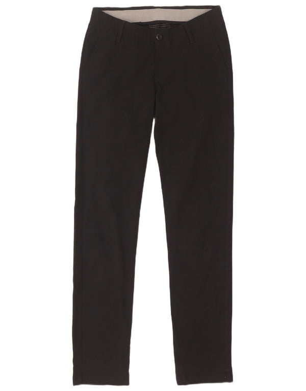 Under Armour Womens Cold Gear Slim Fit Chino Trousers US 2 XS W28 L31 Black