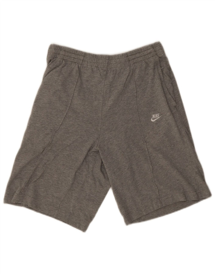 Nike Mens Sport Shorts UK 34/36 Large Grey Cotton