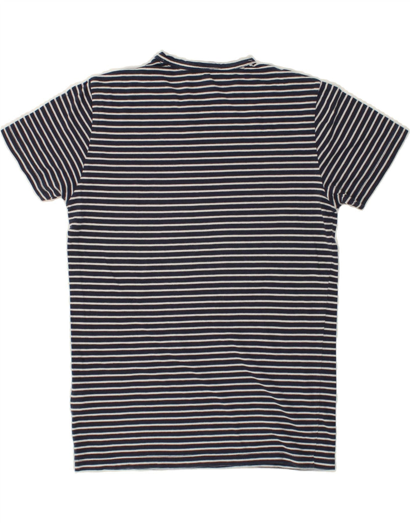 SUN68 Boys T-Shirt Top 11-12 Years Navy Blue Striped Cotton | Vintage Sun68 | Thrift | Second-Hand Sun68 | Used Clothing | Messina Hembry 