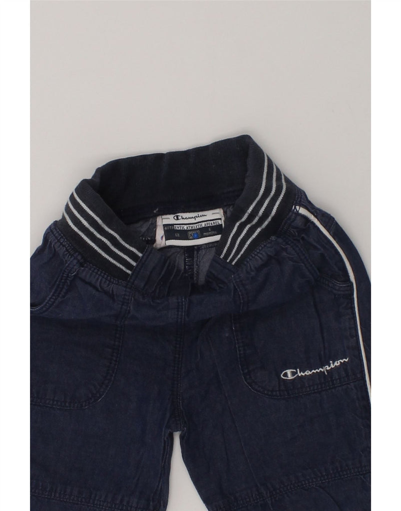 CHAMPION Baby Boys Joggers Straight Jeans 3-6 Months W16 L9  Navy Blue | Vintage Champion | Thrift | Second-Hand Champion | Used Clothing | Messina Hembry 