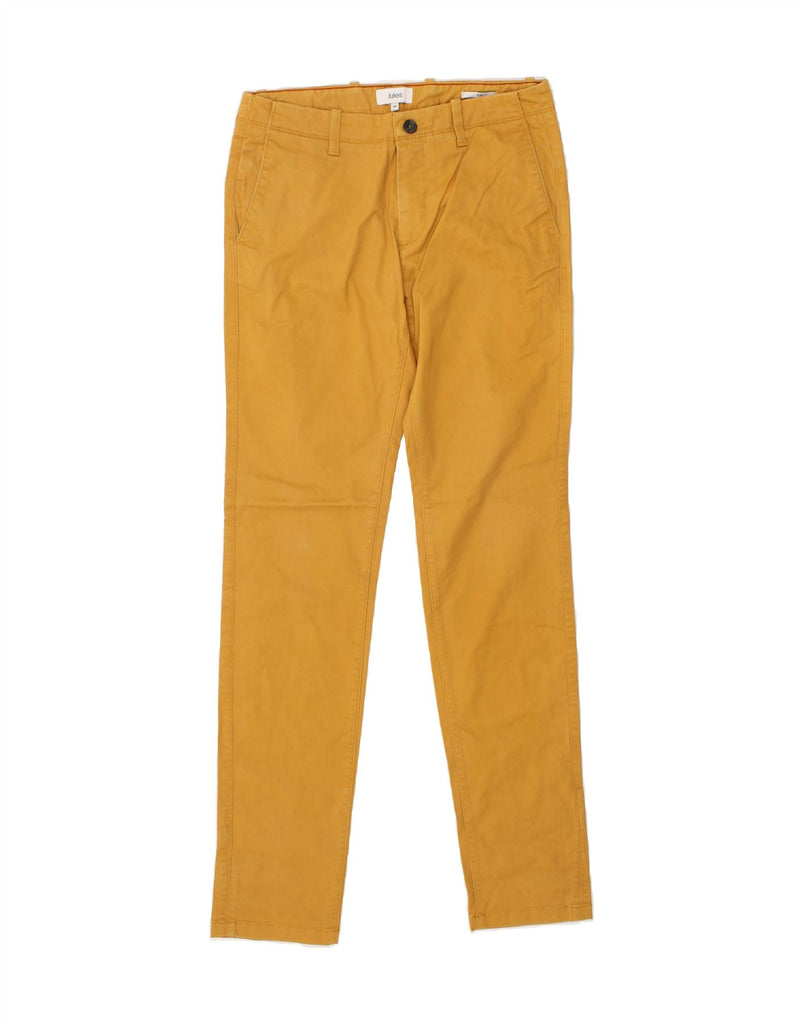 JULES Womens Slim Chino Trousers EU 38 Medium W30  L33 Yellow Cotton | Vintage Jules | Thrift | Second-Hand Jules | Used Clothing | Messina Hembry 