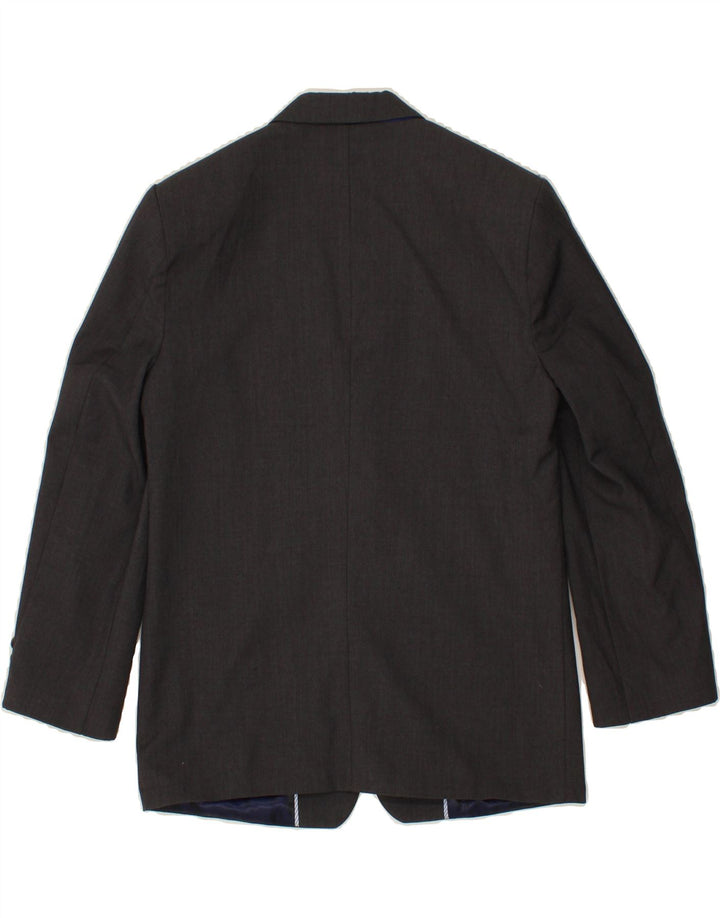IZOD Boys 2 Button Blazer Jacket 15-16 Years Grey Polyester Vintage Izod and Second-Hand Izod from Messina Hembry 