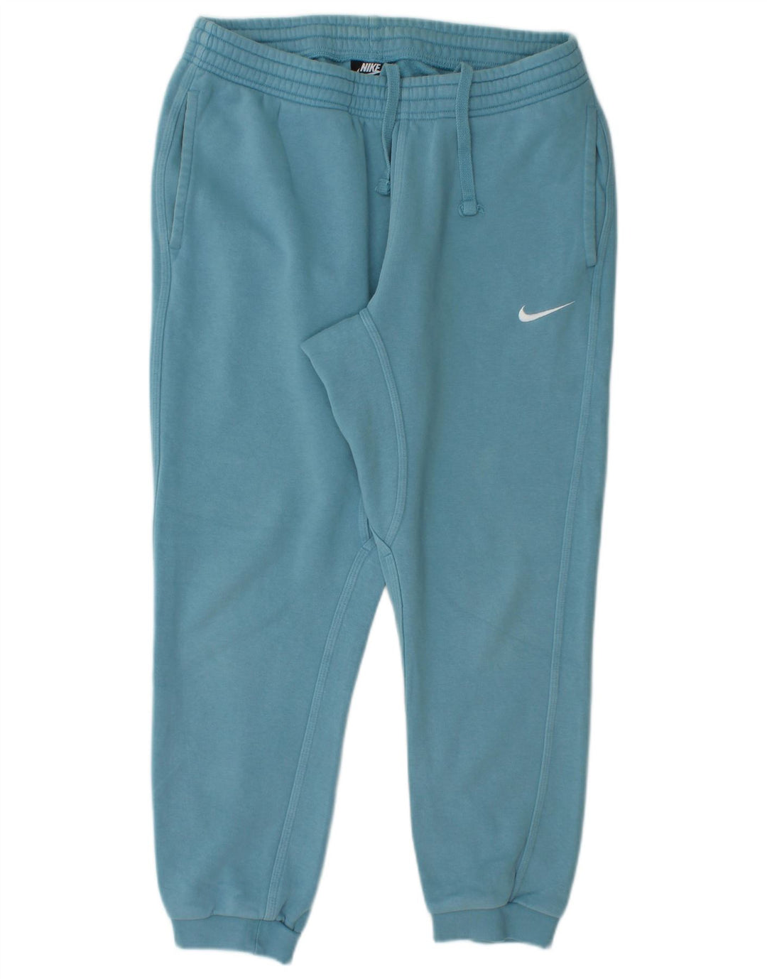 Nike Mens Crop Tracksuit Trousers Joggers Large  Blue Cotton