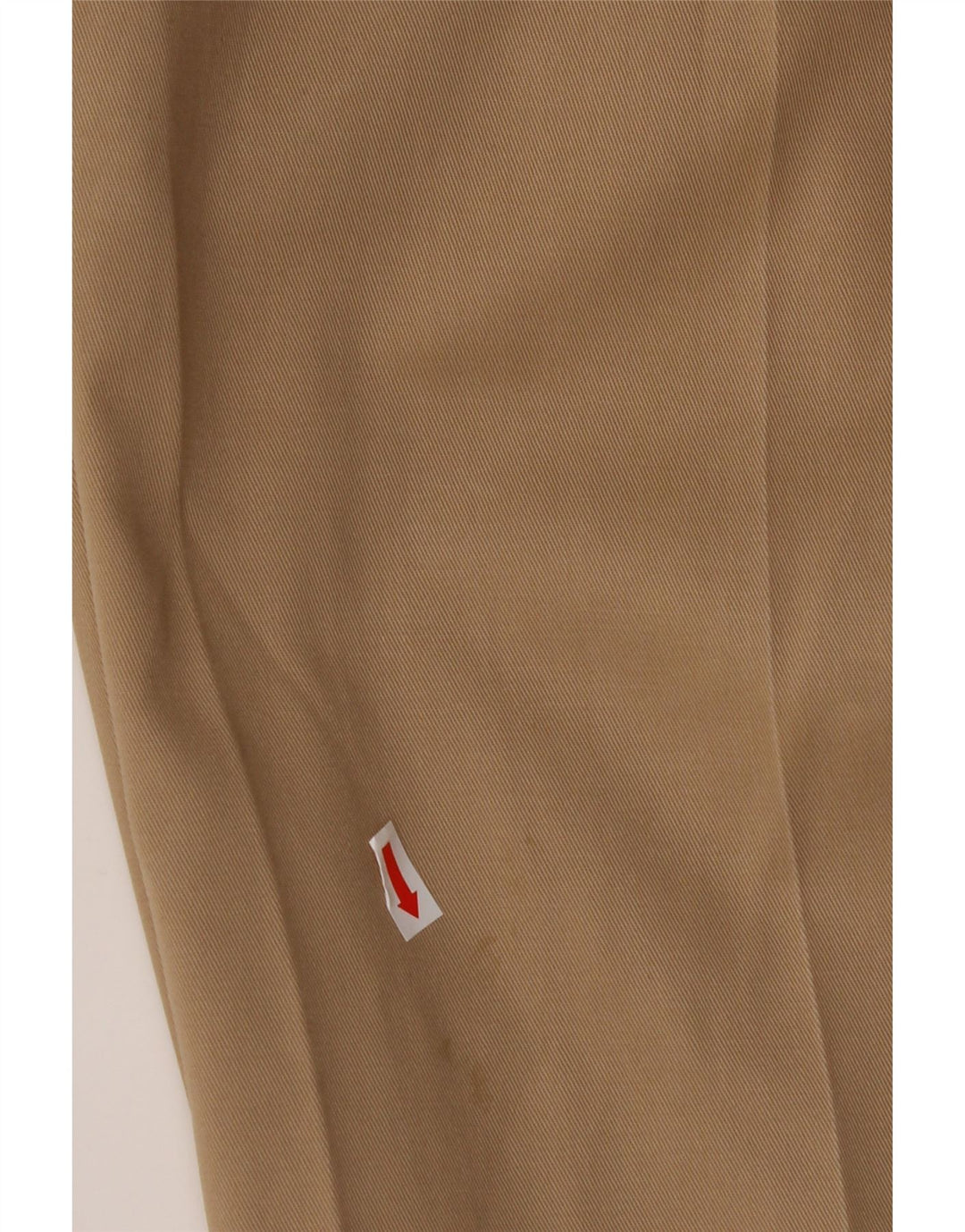 EDDIE BAUER Mens Classic Fit Pegged Chino Trousers W36 L32 Beige Cotton