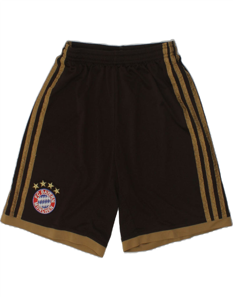 ADIDAS Boys Climacool Sport Shorts 11-12 Years Brown Polyester | Vintage Adidas | Thrift | Second-Hand Adidas | Used Clothing | Messina Hembry 