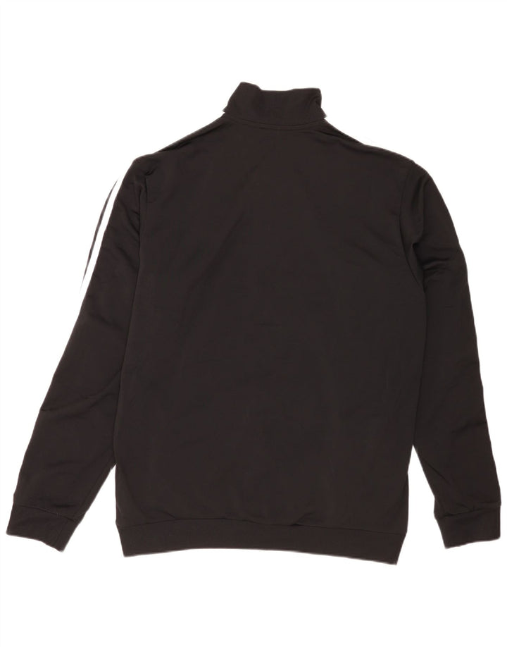 Adidas Mens Tracksuit Top Jacket UK 48/50 XL Black Polyester