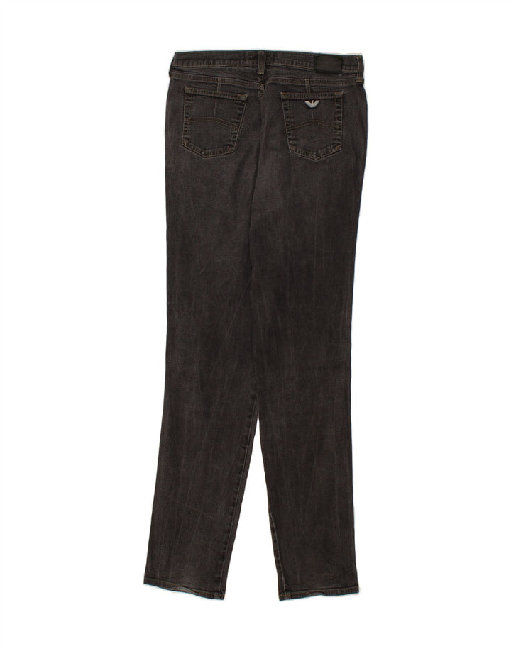 ARMANI Womens Slim Jeans W30 L34 Grey Cotton Vintage Armani and Second-Hand Armani from Messina Hembry 