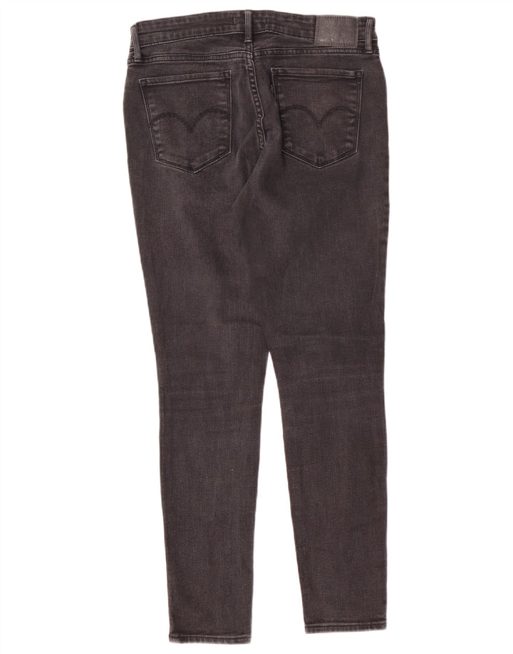 Levi's Womens 711 Skinny Jeans W29 L28 Grey Cotton