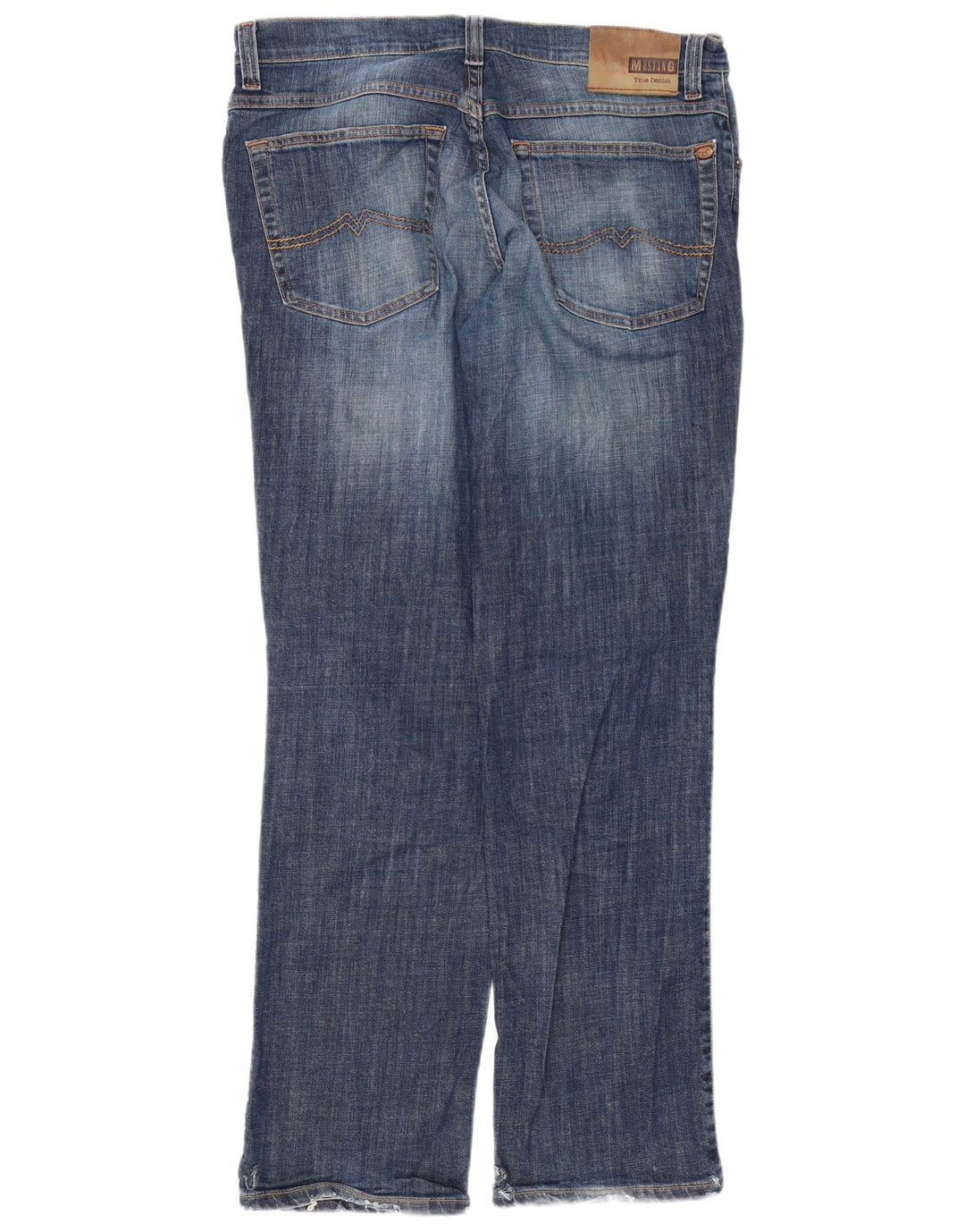 MUSTANG Mens Tramper Slim Jeans W36 L32 Navy Blue