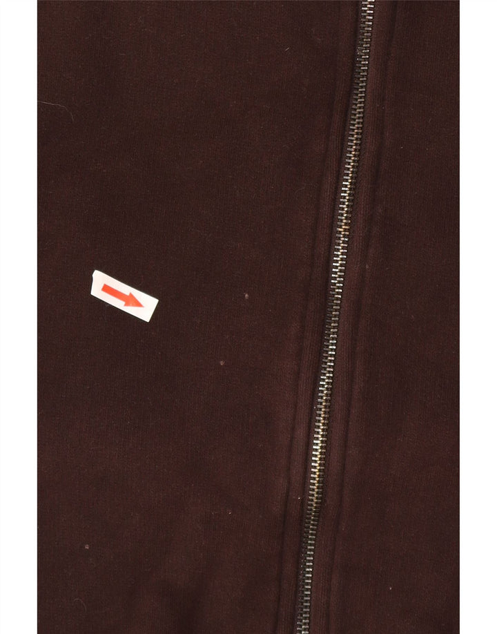 Best Company Mens Tracksuit Top Jacket Large Brown Cotton
