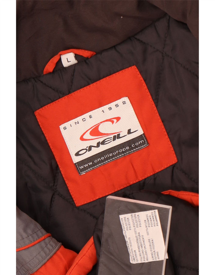 O'Neill Mens Windbreaker Jacket UK 40 Large Red Colourblock Polyester