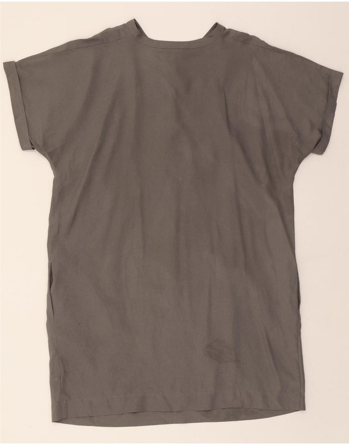 MARKS & SPENCER Womens Shift Dress UK 16 Large Grey Polyester Vintage Marks & Spencer and Second-Hand Marks & Spencer from Messina Hembry 