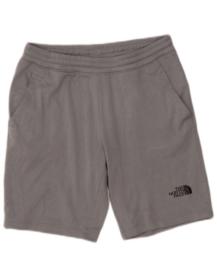 THE NORTH FACE Boys Graphic Sport Shorts 14-15 Years XL Grey Polyester
