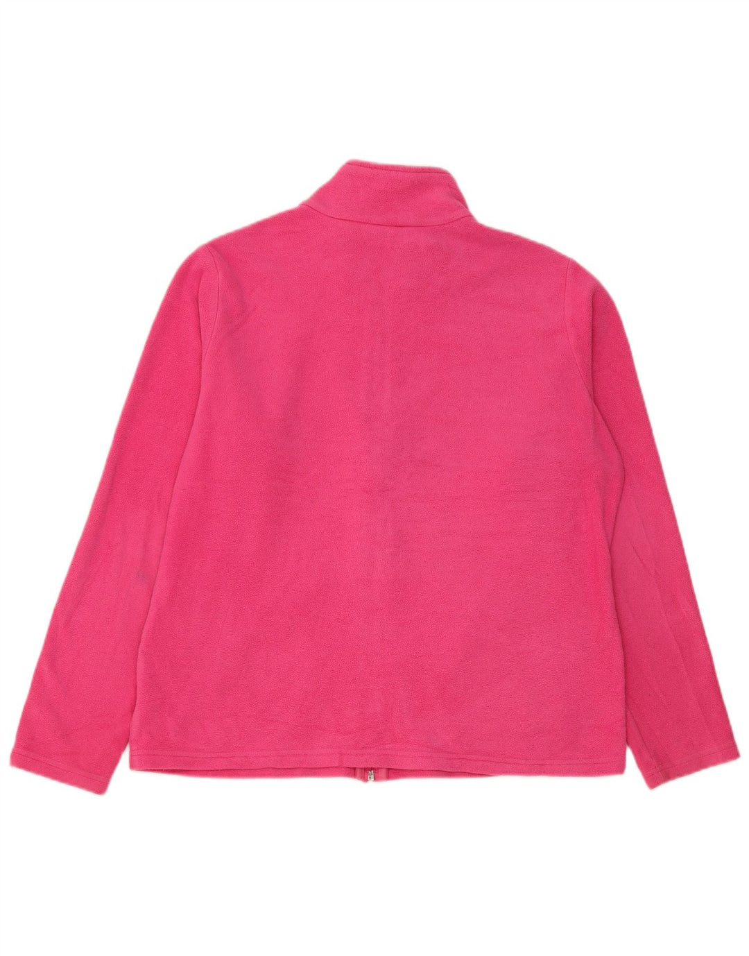 Marks & Spencer Womens Fleece Jacket UK 18 XL Pink Polyester