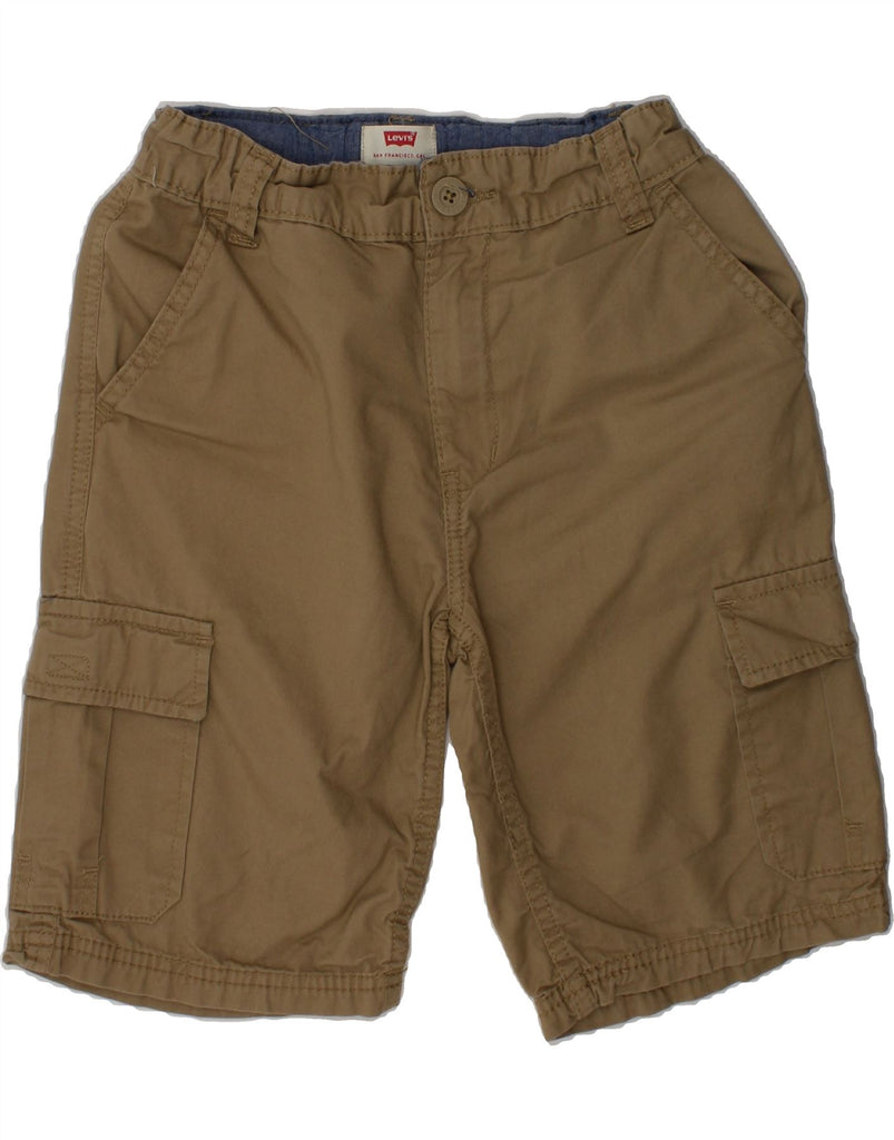 LEVI'S Boys Cargo Shorts 7-8 Years W24  Brown Cotton | Vintage Levi's | Thrift | Second-Hand Levi's | Used Clothing | Messina Hembry 