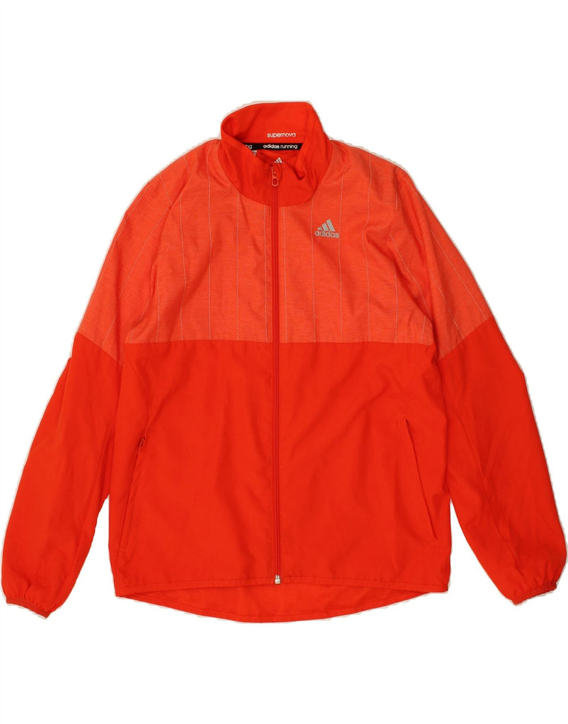 ADIDAS Boys Clima Proof Tracksuit Top Jacket 11-12 Years Red Polyester Vintage Adidas and Second-Hand Adidas from Messina Hembry 