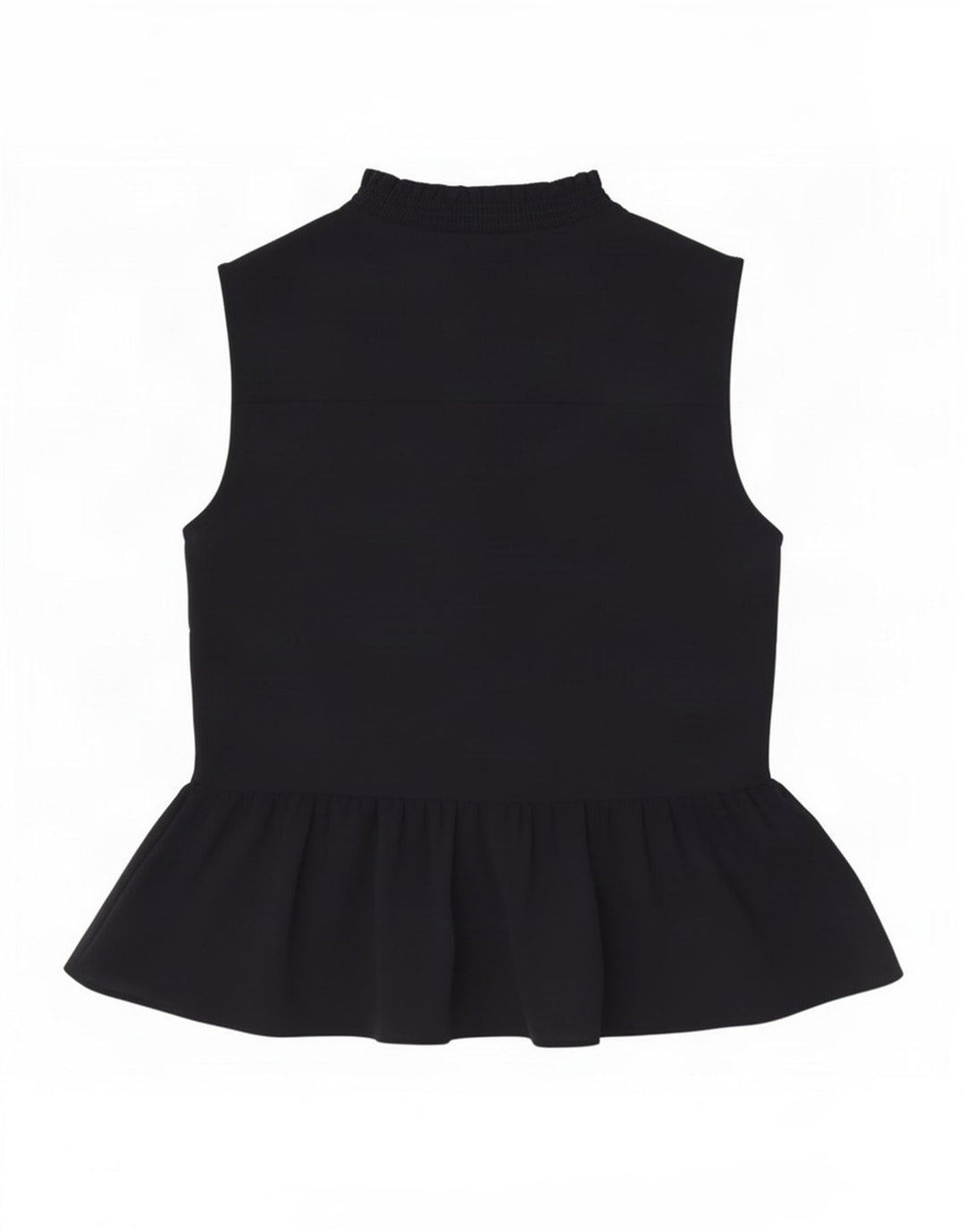 Hobbs Womens Front Tie Sleeveless Blouse Top UK 8 Small Navy Blue Polyester