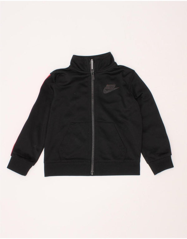 Nike Baby Boys Graphic Tracksuit Top Jacket 18-24 Months Black Colourblock