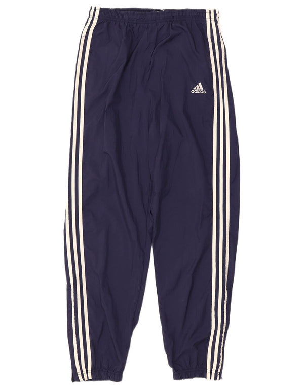 Adidas Mens Tracksuit Trousers Joggers Medium  Navy Blue Nylon