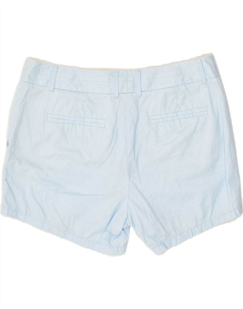 J. CREW Womens Chino Shorts US 8 Medium W30 Blue Cotton | Vintage J. Crew | Thrift | Second-Hand J. Crew | Used Clothing | Messina Hembry 