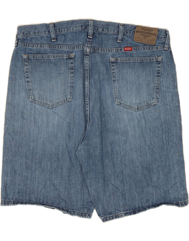 WRANGLER Mens Relaxed Fit Denim Shorts W40 XL Blue Cotton Vintage Wrangler and Second-Hand Wrangler from Messina Hembry 