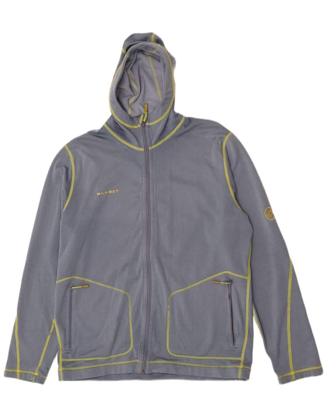 Mammut Mens Hooded Tracksuit Top Jacket XL Blue Polyester