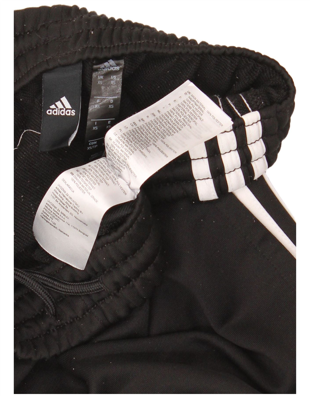 ADIDAS Mens Climalite Tracksuit Trousers XS  Black Polyester