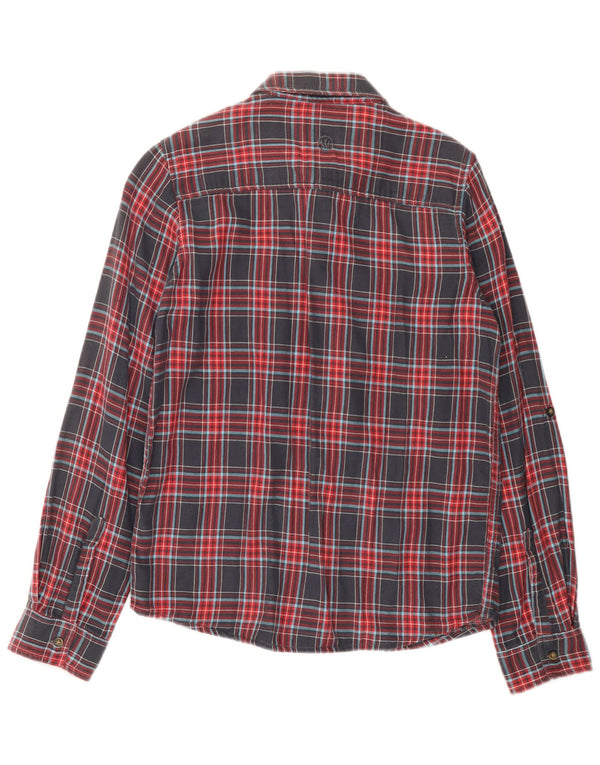 FAT FACE Boys Flannel Shirt 12-13 Years Red Plaid