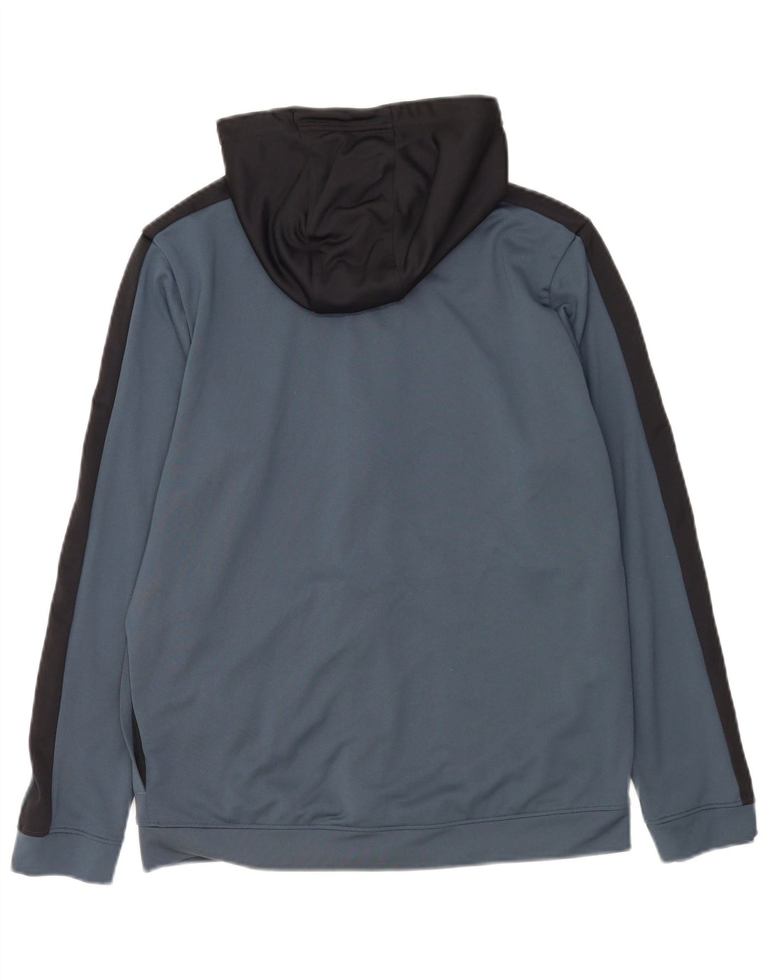 Under Armour Mens Zip Hoodie Sweater Medium Navy Blue Colourblock Polyester